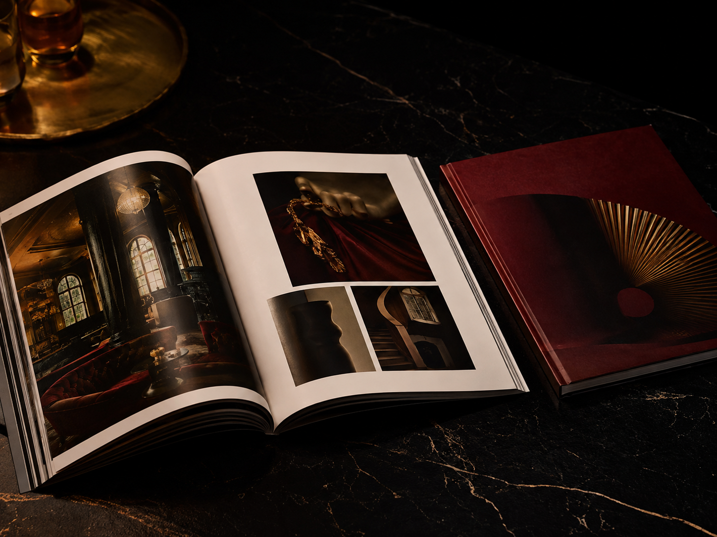 Prototype of a premium magazine spread